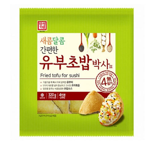 Seasoned tofu pocket for Korean sushi 320g Serves 4 (28 sheets)